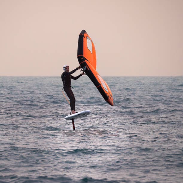Wingfoil lesson in Essaouira — IKO bay session, small groups, learn wing handling safely